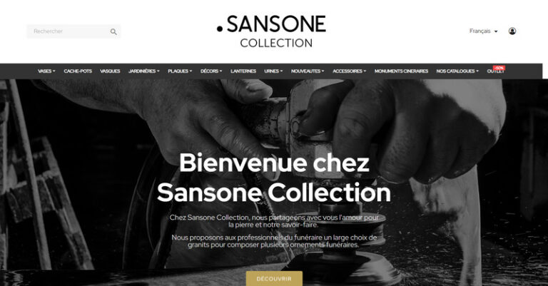 Homepage Sansone Collection Magento